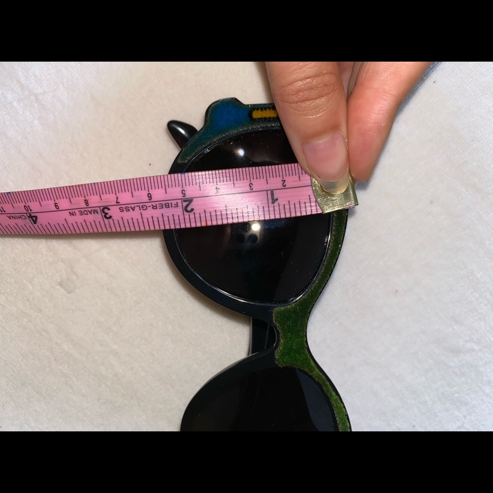 Prada velvet butterfly sunglasses - blue green - Picture 6 of 7